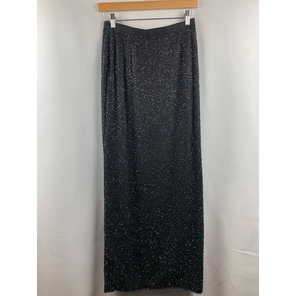 Women’s NWT Caché Black Beaded Skirt Size 6